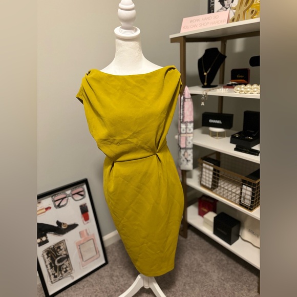 New York and Co One-Shoulder Ponte Sheath Dress - Gabrielle Union Collection - Picture 4 of 8